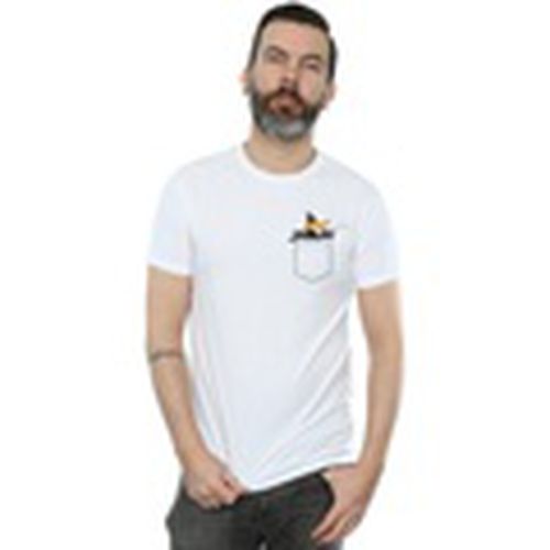 Camiseta manga larga Daffy Duck Faux Pocket para hombre - Dessins Animés - Modalova