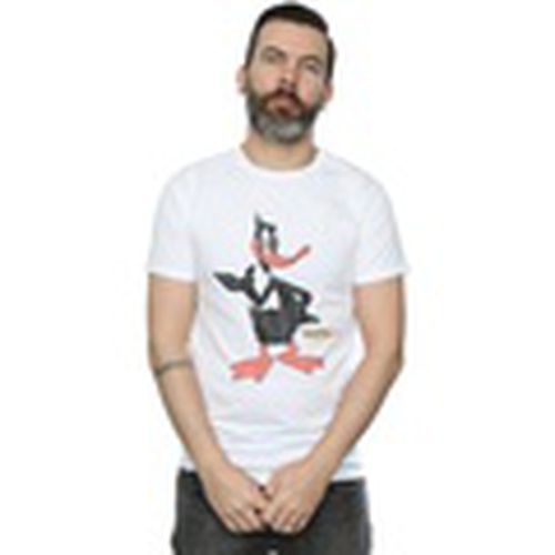 Camiseta manga larga Daffy Duck Distressed para hombre - Dessins Animés - Modalova