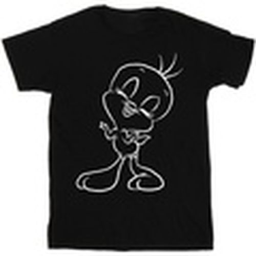 Camiseta manga larga Tweety Pie Outline para hombre - Dessins Animés - Modalova