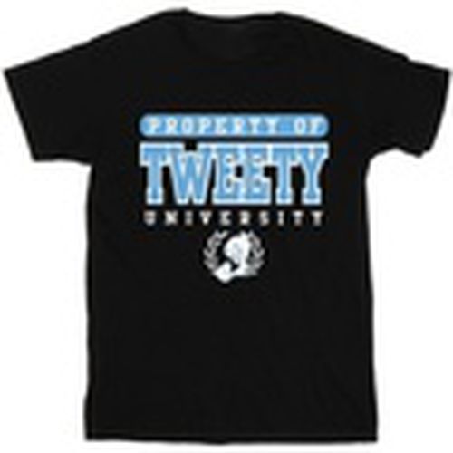Camiseta manga larga Tweety Property Of University para hombre - Dessins Animés - Modalova