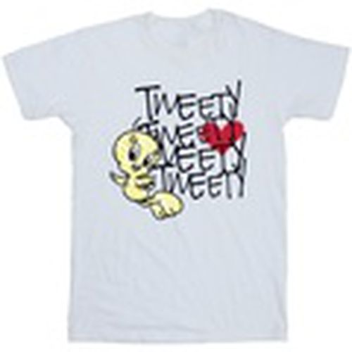 Camiseta manga larga Tweety Love Heart para hombre - Dessins Animés - Modalova