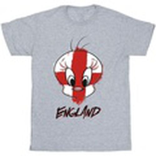 Camiseta manga larga Tweety England Face para hombre - Dessins Animés - Modalova