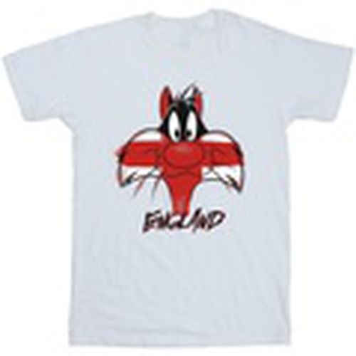 Camiseta manga larga Sylvester England Face para hombre - Dessins Animés - Modalova