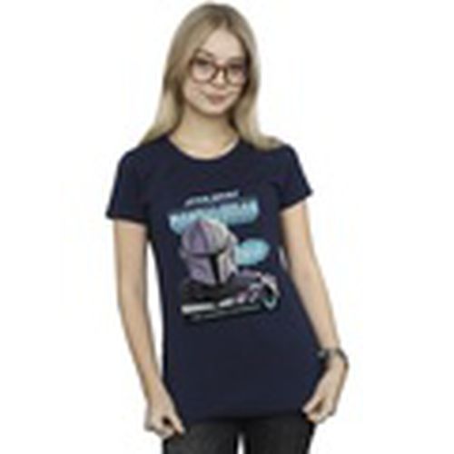 Camiseta manga larga Mando Comic Cover para mujer - Star Wars The Mandalorian - Modalova