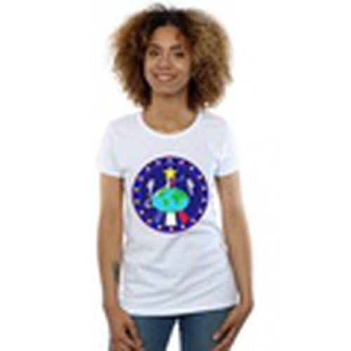 Camiseta manga larga Classic Globe Astronauts para mujer - Nasa - Modalova