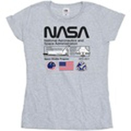Camiseta manga larga Space Admin para mujer - Nasa - Modalova