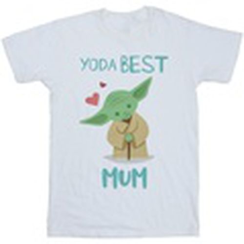 Camiseta manga larga Yoda Best Mum para hombre - Disney - Modalova