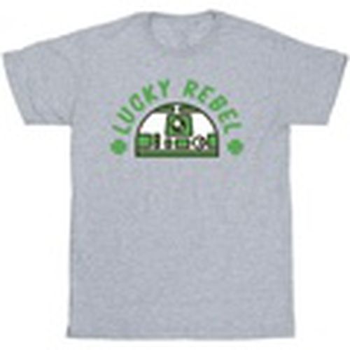 Camiseta manga larga St Patrick's Day Lucky Rebel para hombre - Disney - Modalova