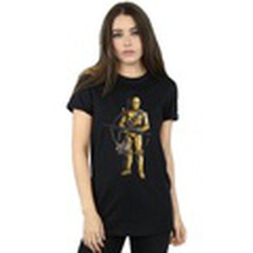 Camiseta manga larga C-3PO Chewbacca Bow Caster para mujer - Star Wars The Rise Of Skywalker - Modalova