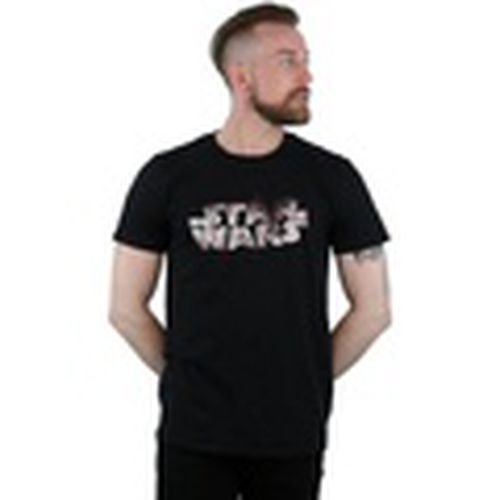 Camiseta manga larga The Last Jedi Spray Logo para hombre - Disney - Modalova