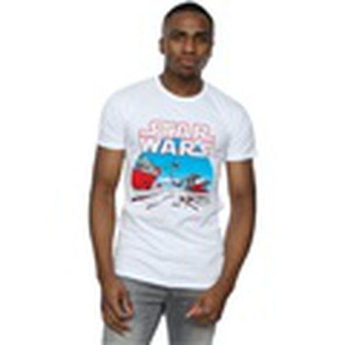Camiseta manga larga The Last Jedi Action Scene para hombre - Disney - Modalova