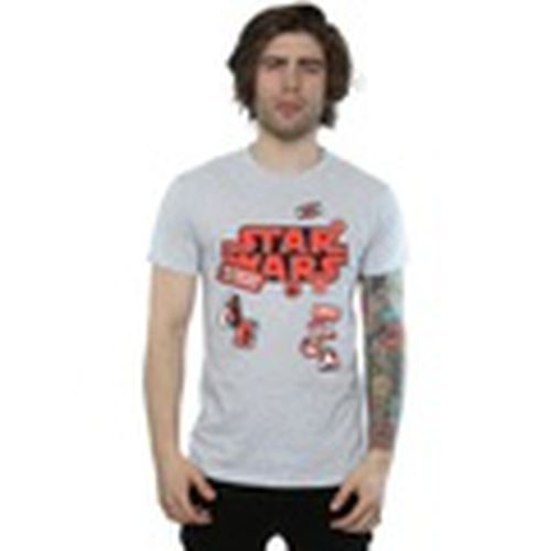 Camiseta manga larga The Last Jedi Badges para hombre - Disney - Modalova