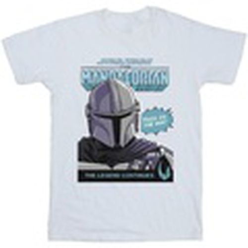 Camiseta manga larga Mando Comic Cover para hombre - Star Wars The Mandalorian - Modalova