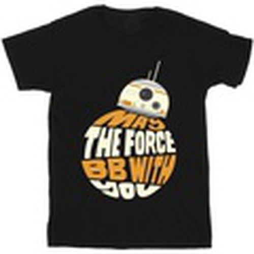Camiseta manga larga May The Force BB8 para hombre - Disney - Modalova