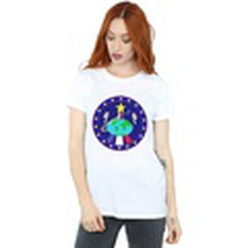 Camiseta manga larga Classic Globe Astronauts para mujer - Nasa - Modalova