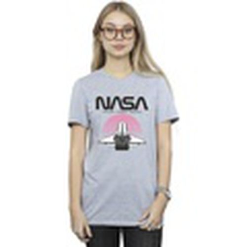 Camiseta manga larga Space Shuttle Sunset para mujer - Nasa - Modalova