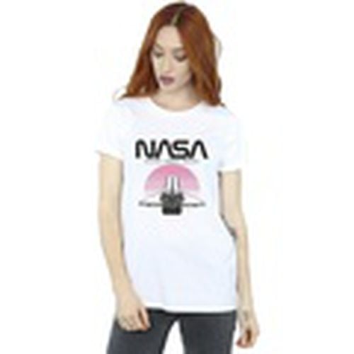 Camiseta manga larga Space Shuttle Sunset para mujer - Nasa - Modalova