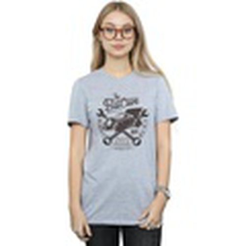 Camiseta manga larga Dad's Garage para mujer - Dc Comics - Modalova