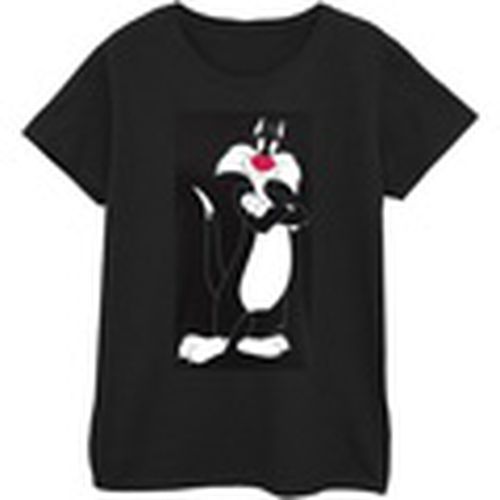 Camiseta manga larga Sylvester Crossed Arms para mujer - Dessins Animés - Modalova