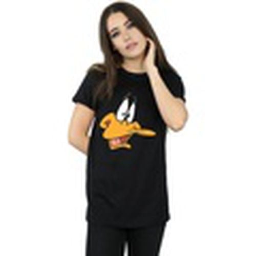 Camiseta manga larga Daffy Duck Face para mujer - Dessins Animés - Modalova