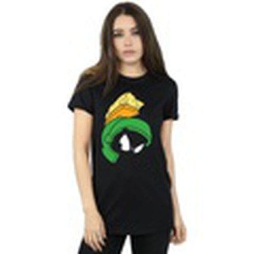 Camiseta manga larga Marvin The Martian Face para mujer - Dessins Animés - Modalova