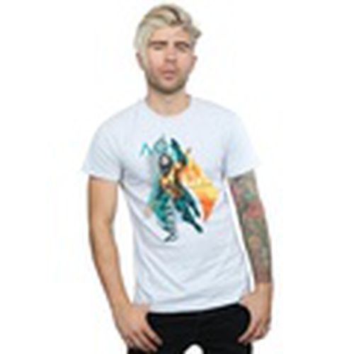 Camiseta manga larga Aquaman Tropical Icon para hombre - Dc Comics - Modalova