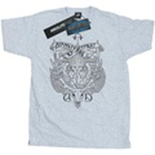 Camiseta manga larga Durmstrang Institute Crest para hombre - Harry Potter - Modalova