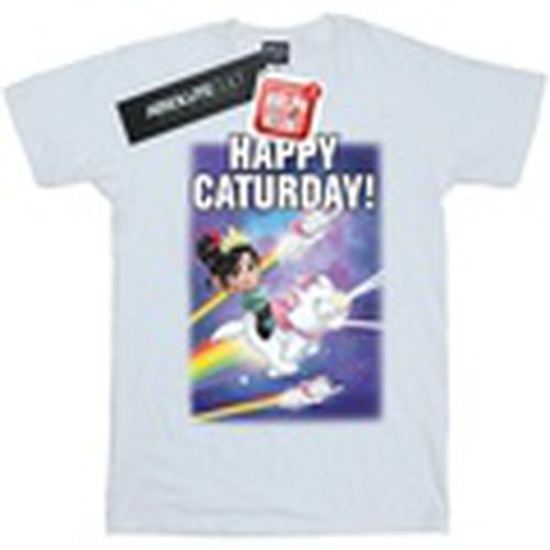 Camiseta manga larga Wreck It Ralph Happy Caturday para hombre - Disney - Modalova