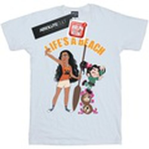 Camiseta manga larga Wreck It Ralph Moana And Vanellope para hombre - Disney - Modalova