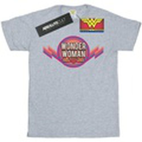 Camiseta manga larga Wonder Woman Rainbow Logo para hombre - Dc Comics - Modalova