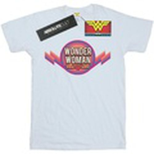 Camiseta manga larga Wonder Woman Rainbow Logo para hombre - Dc Comics - Modalova