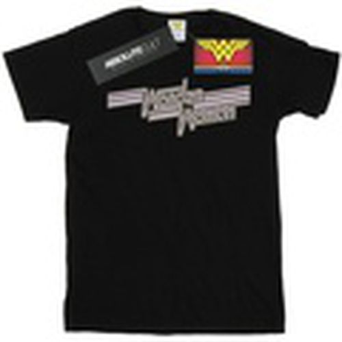 Camiseta manga larga Wonder Woman Lines Logo para hombre - Dc Comics - Modalova