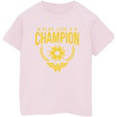 Camiseta manga larga Play Like A Champion para hombre - Dc Comics - Modalova