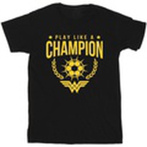 Camiseta manga larga Play Like A Champion para hombre - Dc Comics - Modalova