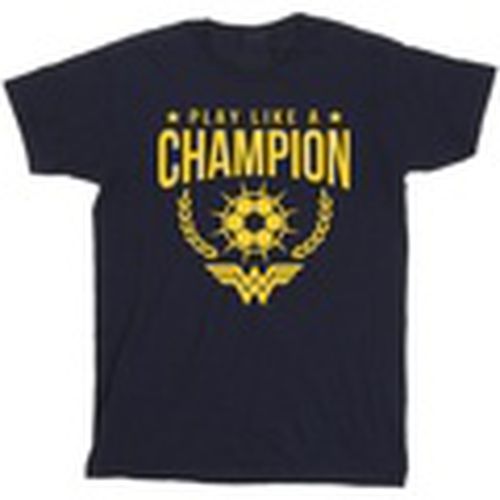 Camiseta manga larga Play Like A Champion para hombre - Dc Comics - Modalova