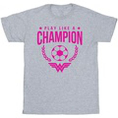 Camiseta manga larga Play Like A Champion para hombre - Dc Comics - Modalova