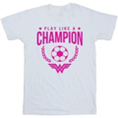 Camiseta manga larga Play Like A Champion para hombre - Dc Comics - Modalova