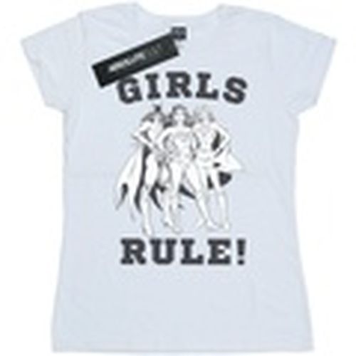 Camiseta manga larga Justice League Girls Rule para mujer - Dc Comics - Modalova