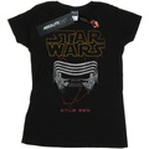 Camiseta manga larga Kylo Helmet para mujer - Star Wars: The Rise Of Skywalker - Modalova