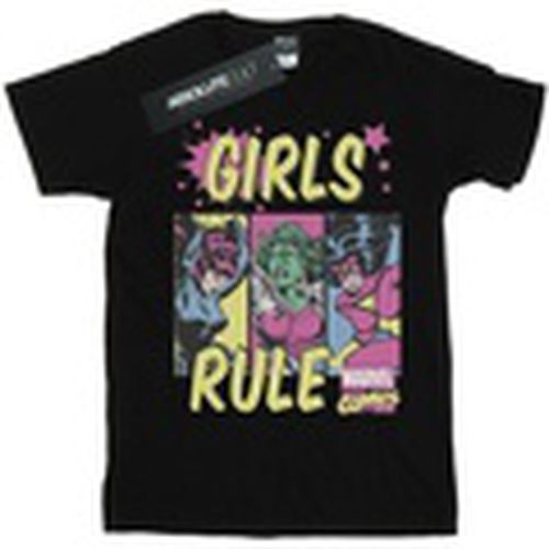 Camiseta manga larga Girls Rule para hombre - Marvel - Modalova