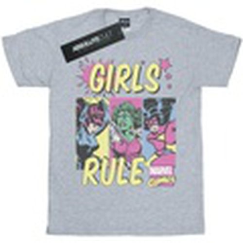 Camiseta manga larga Girls Rule para hombre - Marvel - Modalova