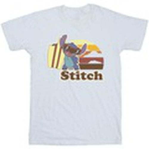 Camiseta manga larga Lilo And Stitch Bitten Surfboard para hombre - Disney - Modalova
