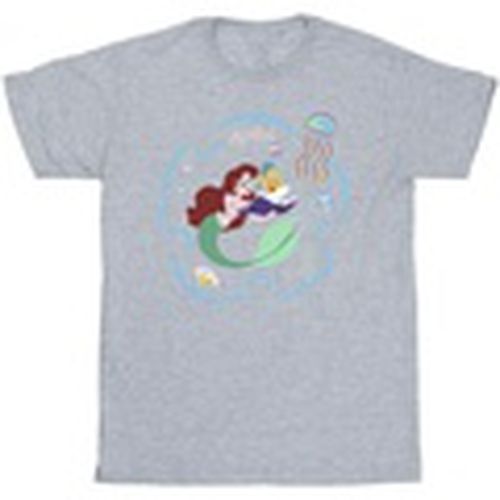 Camiseta manga larga The Little Mermaid Reading A Book para hombre - Disney - Modalova