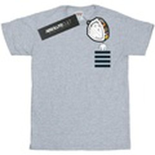 Camiseta manga larga Tweety Pie Striped Faux Pocket para hombre - Dessins Animés - Modalova