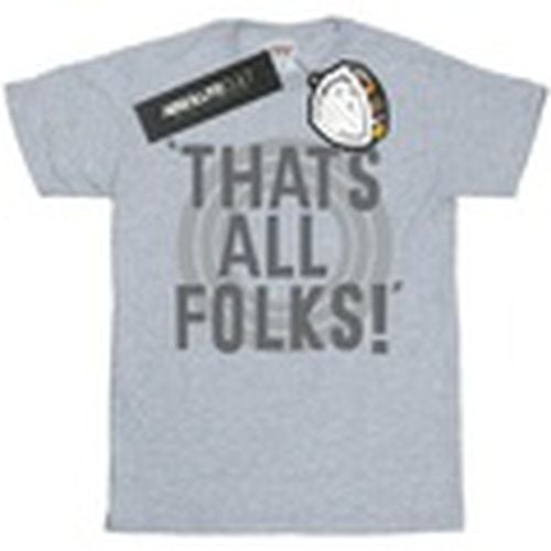 Camiseta manga larga That's All Folks para hombre - Dessins Animés - Modalova