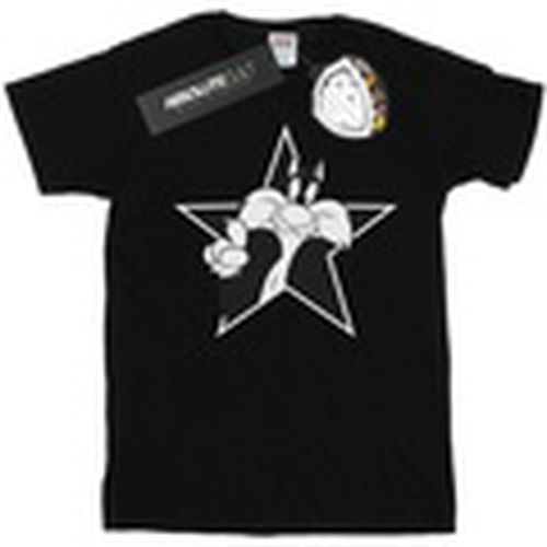 Camiseta manga larga Sylvester Mono Star para hombre - Dessins Animés - Modalova