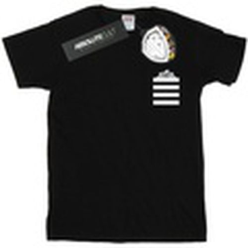 Camiseta manga larga Taz Stripes Faux Pocket para hombre - Dessins Animés - Modalova