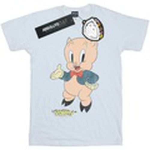 Camiseta manga larga Porky Pig Distressed para hombre - Dessins Animés - Modalova