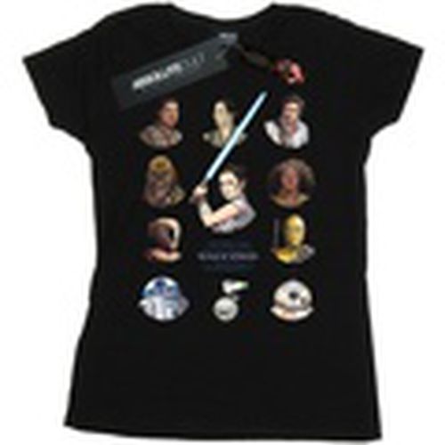 Camiseta manga larga Star Wars The Rise Of Skywalker Resistance Character Line Up para mujer - Star Wars: The Rise Of Skywalker - Modalova