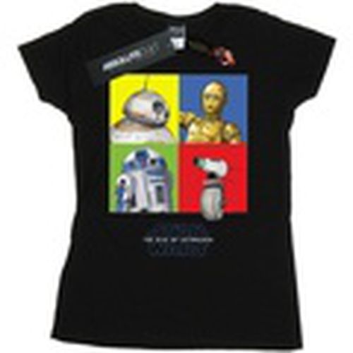 Camiseta manga larga Star Wars The Rise Of Skywalker Droid Squares para mujer - Star Wars: The Rise Of Skywalker - Modalova